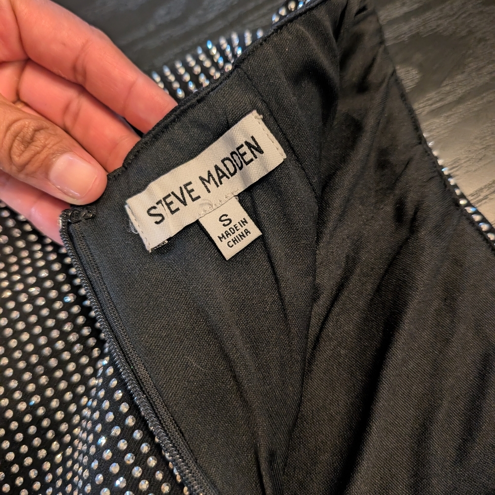 Steve Madden Rhinestone Two Piece - Picture 3 of 5